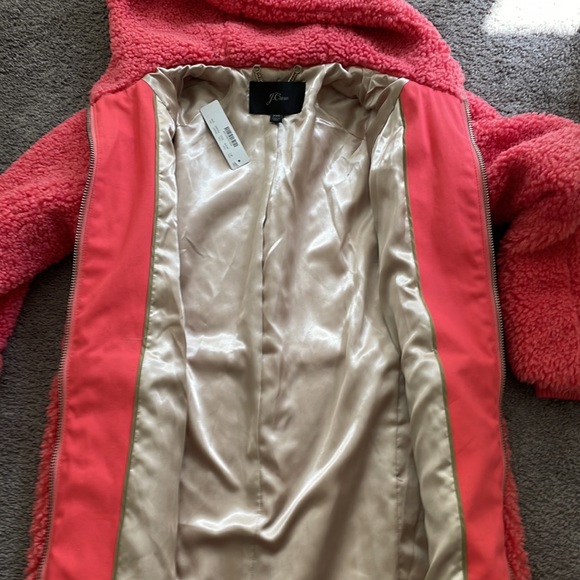 Brand new, with tags JCrew mixed teddy Sherpa coat. - Picture 9 of 10